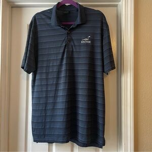 Dunning Large Golf Polo Shirt Kiva Dunes Embroidered